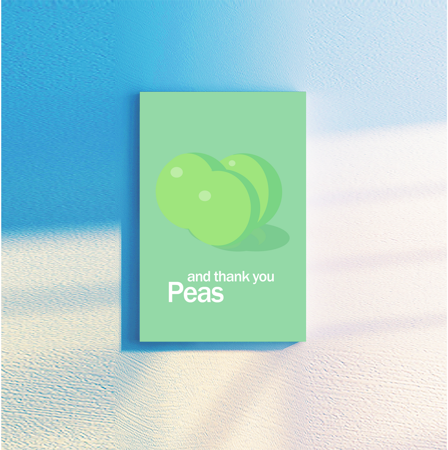 canvas wall art - food - peas