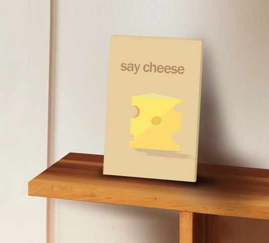 canvas wall art - food - cheese